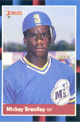 1988 Donruss Baseball Cards    610     Mickey Brantley